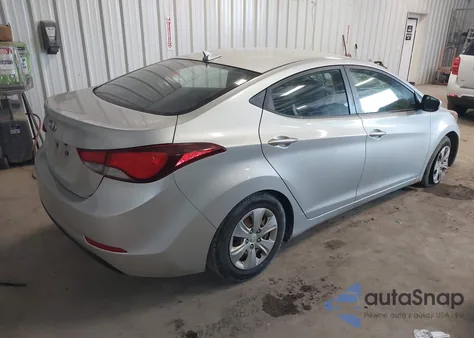 2016 Hyundai Elantra Se z USA, uszkodzony, nr VIN KMHDH4AE4GU581948